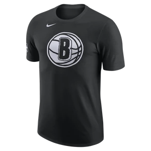 T-shirt męski NBA Nike Brooklyn Nets City Edition - Czerń