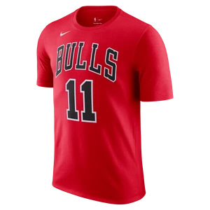 T-shirt męski NBA Nike Chicago Bulls - Czerwony