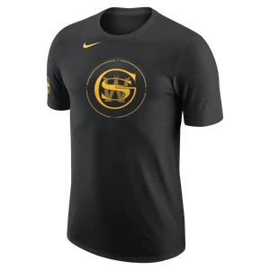 T-shirt męski NBA Nike Golden State Warriors City Edition - Czerń