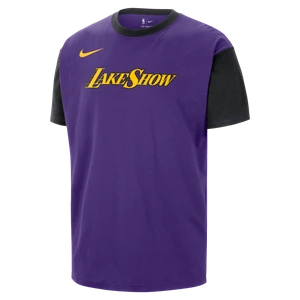 T-shirt męski NBA Nike Los Angeles Lakers City Courtside - Fiolet