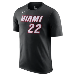 T-shirt męski NBA Nike Miami Heat - Czerń