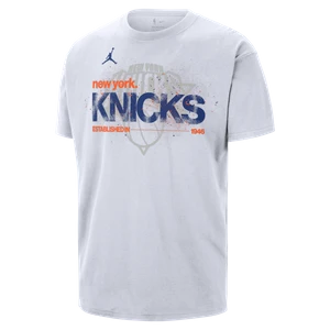 Zdjęcie produktu T-shirt męski New York Knicks Courtside Jordan '85 NBA Statement - Biel