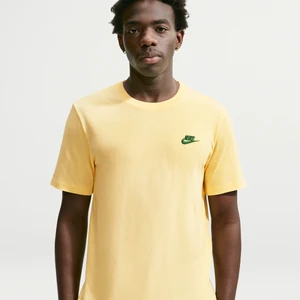 T-shirt męski Nike Club - Żółty