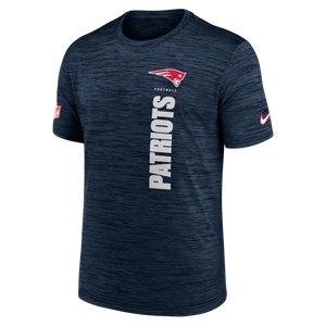 T-shirt męski Nike Dri-FIT NFL New England Patriots Sideline Velocity - Niebieski