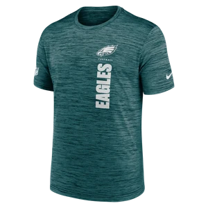 T-shirt męski Nike Dri-FIT NFL Philadelphia Eagles Sideline Velocity - Zieleń