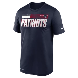 T-shirt męski Nike Dri-FIT Team Name Legend Sideline (NFL New England Patriots) - Niebieski