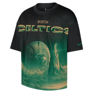 T-shirt męski Nike NBA Boston Celtics Courtside - Czerń