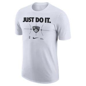 T-shirt męski Nike NBA Brooklyn Nets Essential - Biel
