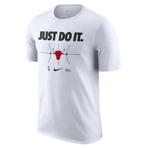 T-shirt męski Nike NBA Chicago Bulls Essential - Biel