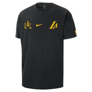 T-shirt męski Nike NBA Courtside Max90 Los Angeles Lakers 2023/24 City Edition - Czerń