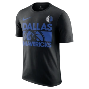 T-shirt męski Nike NBA Dallas Mavericks Courtside - Czerń
