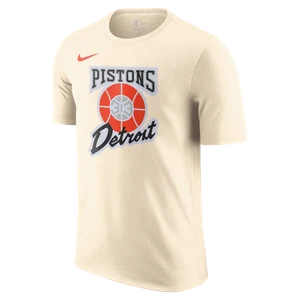 T-shirt męski Nike NBA Detroit Pistons Essential City Edition - Brązowy