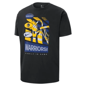 T-shirt męski Nike NBA Golden State Warriors Courtside - Czerń