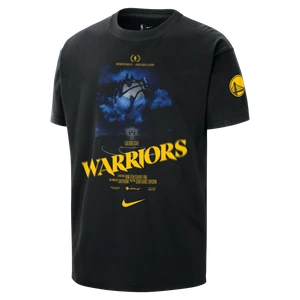 T-shirt męski Nike NBA Golden State Warriors Courtside - Czerń