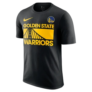 T-shirt męski Nike NBA Golden State Warriors Courtside - Czerń