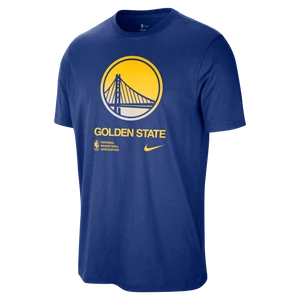 T-shirt męski Nike NBA Golden State Warriors Courtside - Niebieski