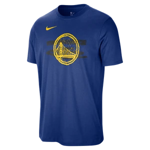 T-shirt męski Nike NBA Golden State Warriors Courtside - Niebieski