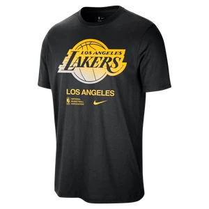 T-shirt męski Nike NBA Los Angeles Lakers Courtside - Czerń