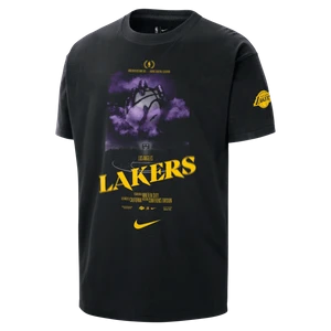 T-shirt męski Nike NBA Los Angeles Lakers Courtside - Czerń