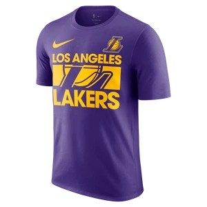 T-shirt męski Nike NBA Los Angeles Lakers Courtside - Fiolet