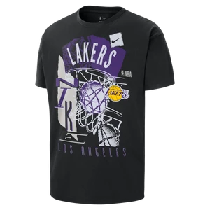T-shirt męski Nike NBA Los Angeles Lakers Courtside Vintage - Czerń