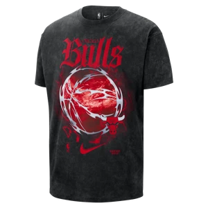 Zdjęcie produktu T-shirt męski Nike NBA Max90 Chicago Bulls Courtside „Halloween” - Czerń