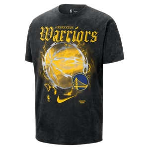 Zdjęcie produktu T-shirt męski Nike NBA Max90 Golden State Warriors Courtside „Halloween” - Czerń