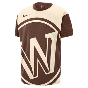 T-shirt męski Nike NBA Max90 Golden State Warriors Essential City Edition - Brązowy