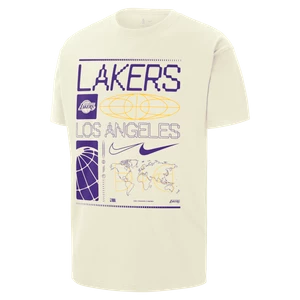 T-shirt męski Nike NBA Max90 Los Angeles Lakers - Biel