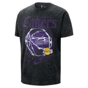 T-shirt męski Nike NBA Max90 Los Angeles Lakers Courtside „Halloween” - Czerń