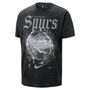 T-shirt męski Nike NBA Max90 San Antonio Spurs Courtside „Halloween” - Czerń
