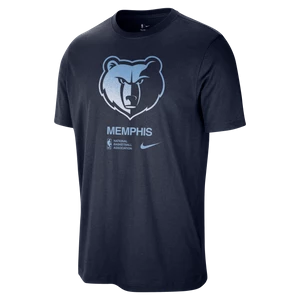 T-shirt męski Nike NBA Memphis Grizzlies Courtside - Niebieski