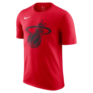 T-shirt męski Nike NBA Miami Heat Essential City Edition - Czerwony