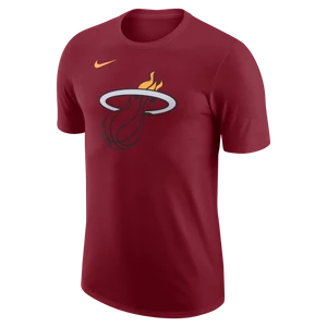 T-shirt męski Nike NBA Miami Heat Essential - Czerwony