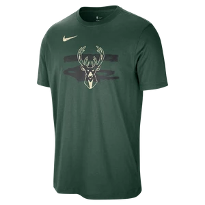 T-shirt męski Nike NBA Milwaukee Bucks Courtside - Zieleń