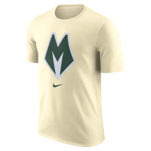 T-shirt męski Nike NBA Milwaukee Bucks Essential City Edition - Brązowy