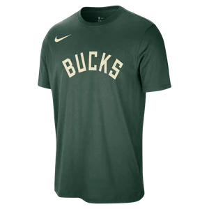 T-shirt męski Nike NBA Milwaukee Bucks Essentials - Zieleń