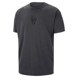 T-shirt męski Nike NBA Milwaukee Bucks Premium Essentials - Szary
