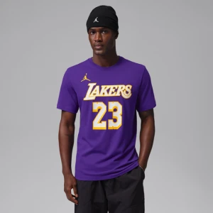 T-shirt męski Nike NBA Statement Los Angeles Lakers Essentials - Fiolet