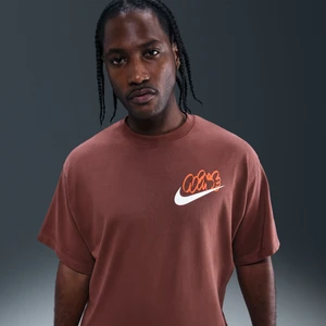 T-shirt męski Nike Solo Swoosh - Brązowy