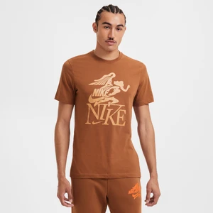 T-shirt męski Nike Sportswear Club - Brązowy