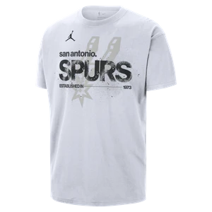 T-shirt męski San Antonio Spurs Courtside Jordan '85 NBA Statement - Biel