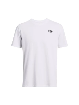 T-shirt męski Under Armour UA Hw Lc Patch Ss - biały