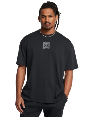 T-shirt męski Under Armour UA M Hw Os Sm Box Ss - czarny