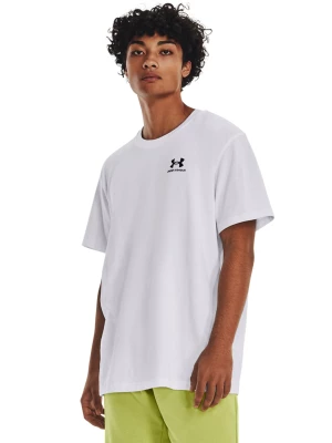 T-shirt męski Under Armour UA M Logo Emb Heavyweight Ss - biały