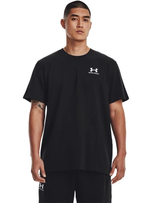 T-shirt męski Under Armour UA M Logo Emb Heavyweight Ss - czarny