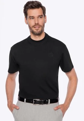 T-shirt męski z bawełny czarny Wittchen
