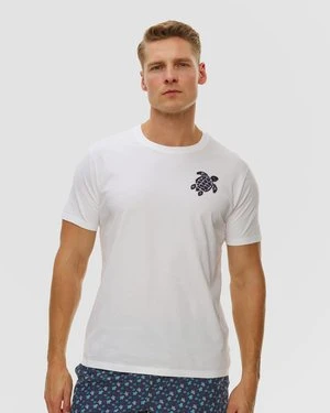 T-shirt Męski Z Bawełny Organicznej Vilebrequin Partisol