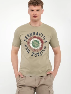 Zdjęcie produktu T-shirt męski z grafiką AERONAUTICA MILITARE