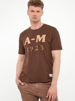 Zdjęcie produktu T-shirt męski z haftem AERONAUTICA MILITARE